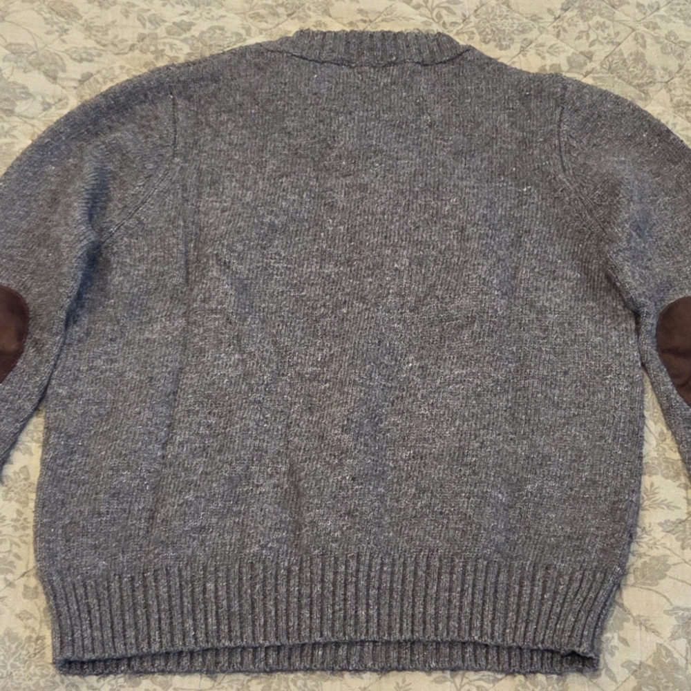 NWOT Ohio State Script Ohio Kids Sweater with Elbow Patches - Picture 5 of 6